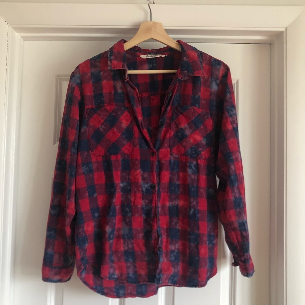 NWOT Distressed Vintage Flannel